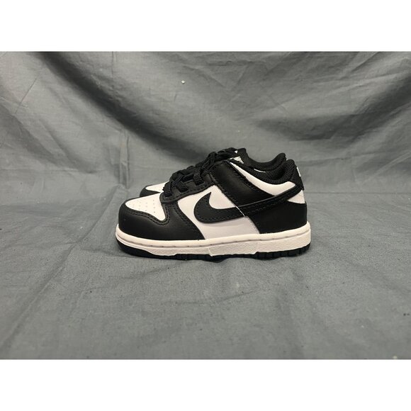 Nike Toddlers Dunk Low (TD) Sneakers Lace Up White Black Size 7 NEW IN BOX! - Picture 5 of 10